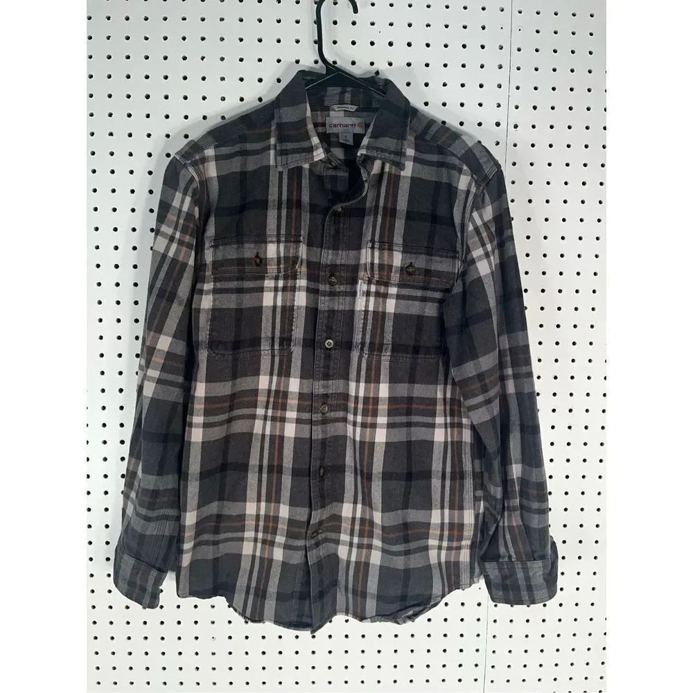 Carhartt button down flannel shirt
